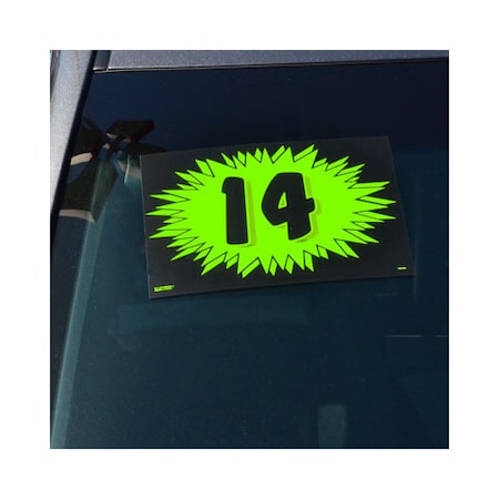 Car Dealer Depot Burst Year Model Signs: 18 Pk 193-11